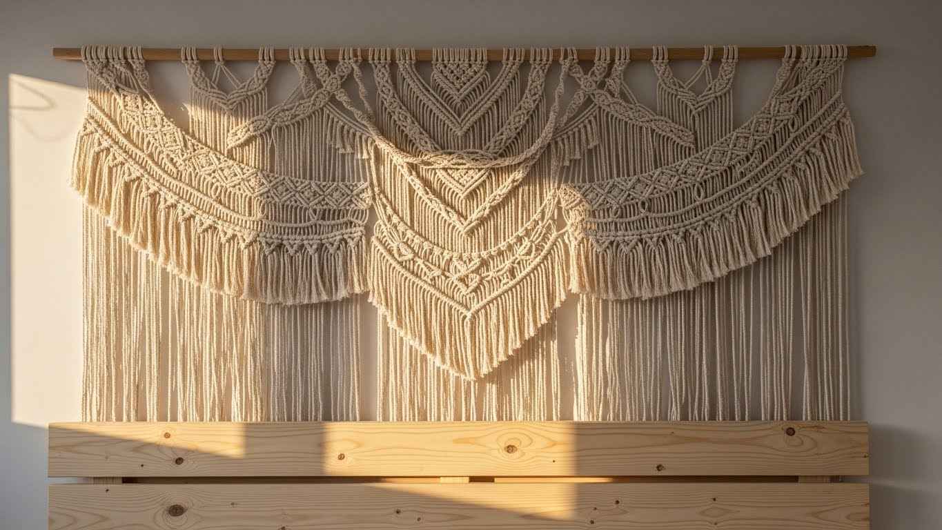 The Dreamiest Macramé Wall Hanging