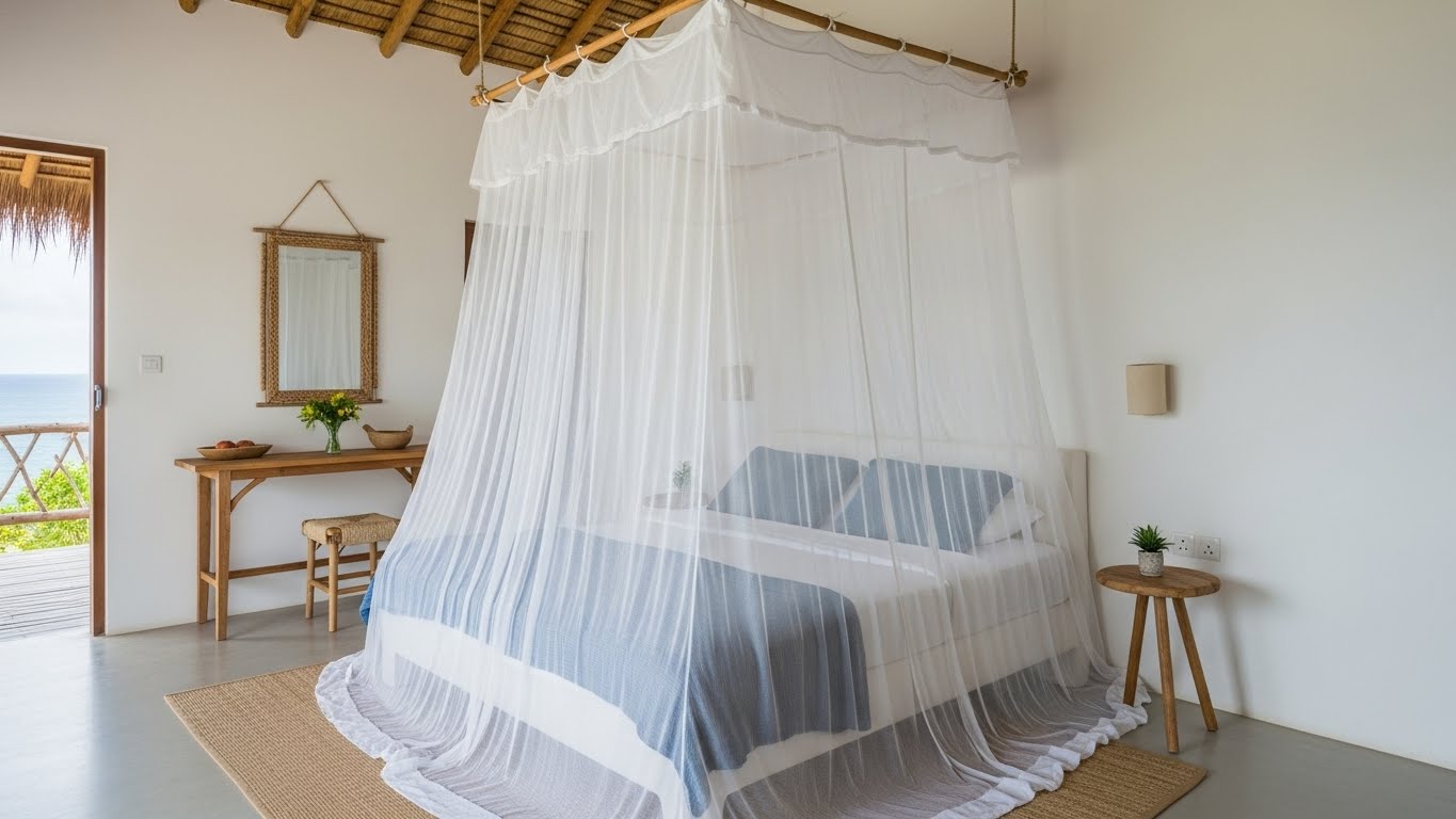 The Ethereal Mosquito Net Canopy