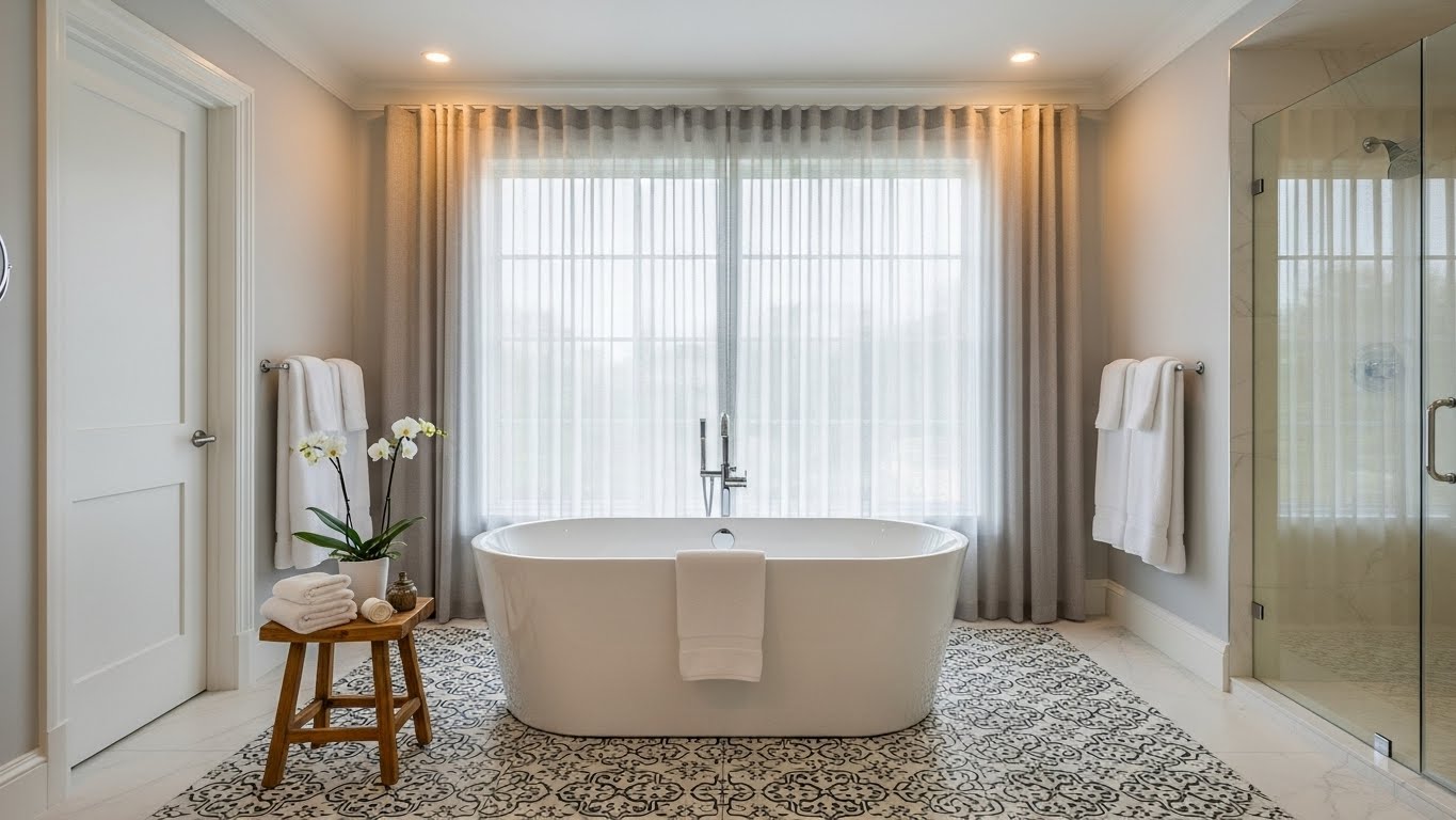 The Freestanding Tub Focal Point