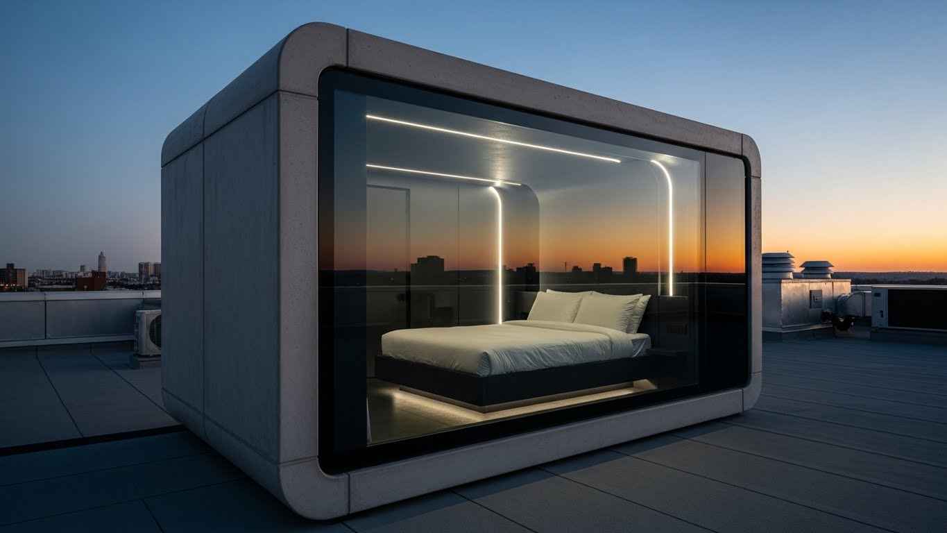 The Minimalist Rooftop Pod