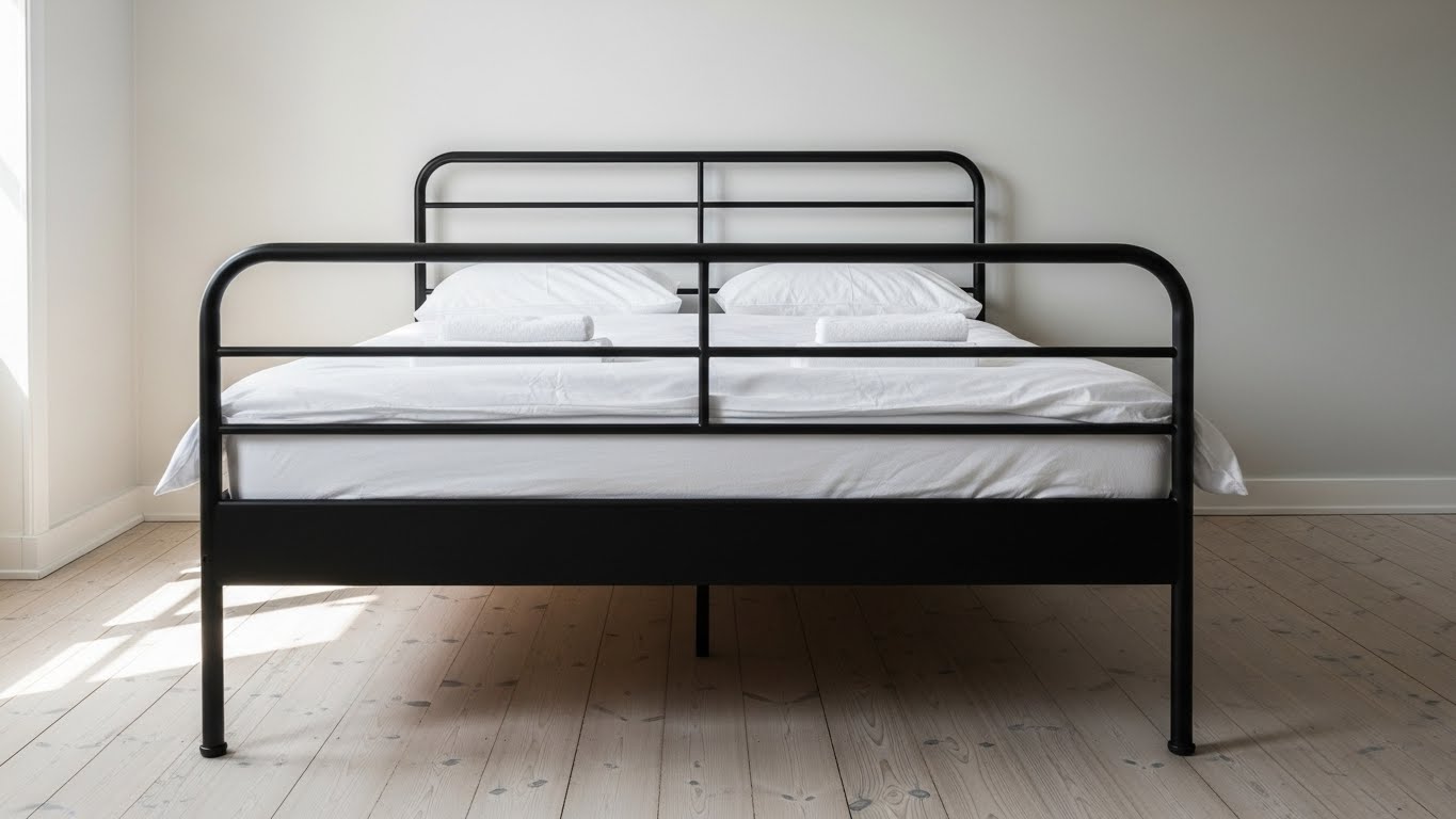 The Statement Black Iron Bed Frame