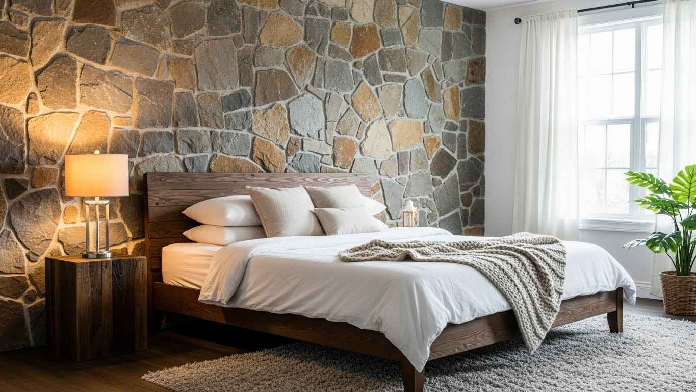 The Stone Accent Wall Feature