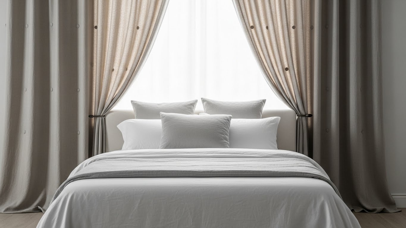 The Tailored Texture of Tufted Curtains