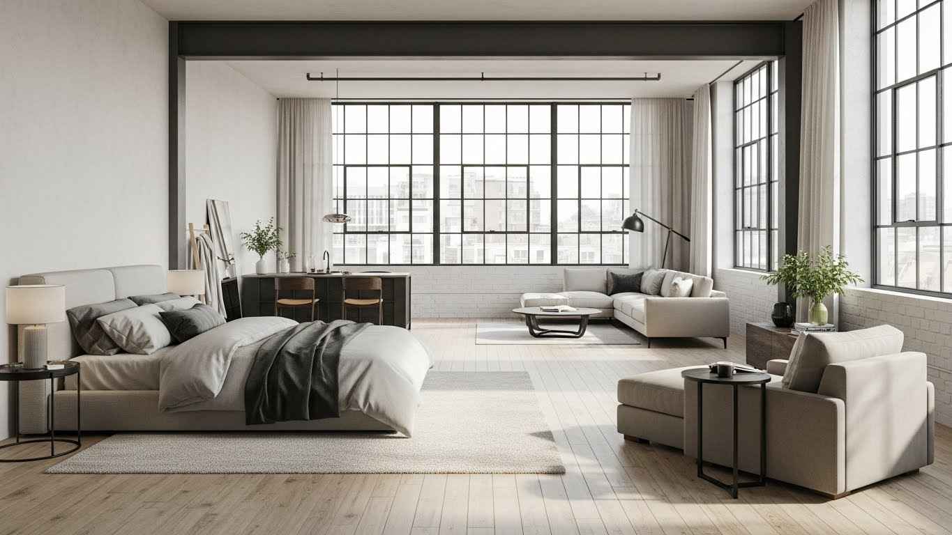 The Urban Open-Plan Sleep Space