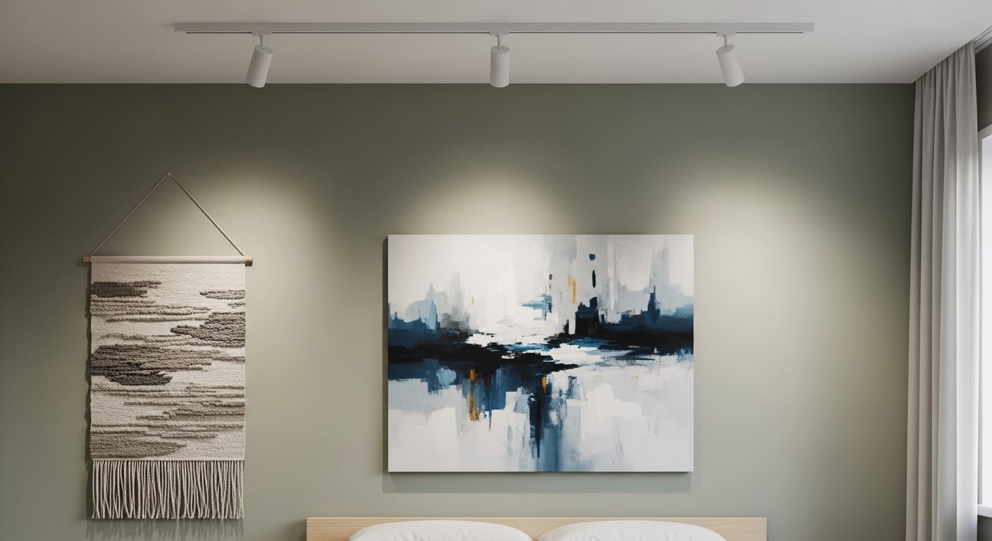 Track Lighting to Showcase Art and Textures