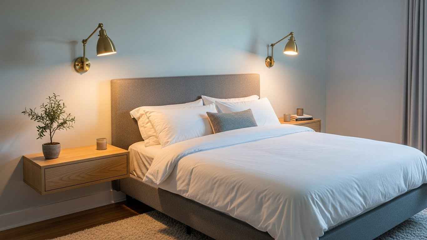 Utilize Sconces for Ambiance and Space