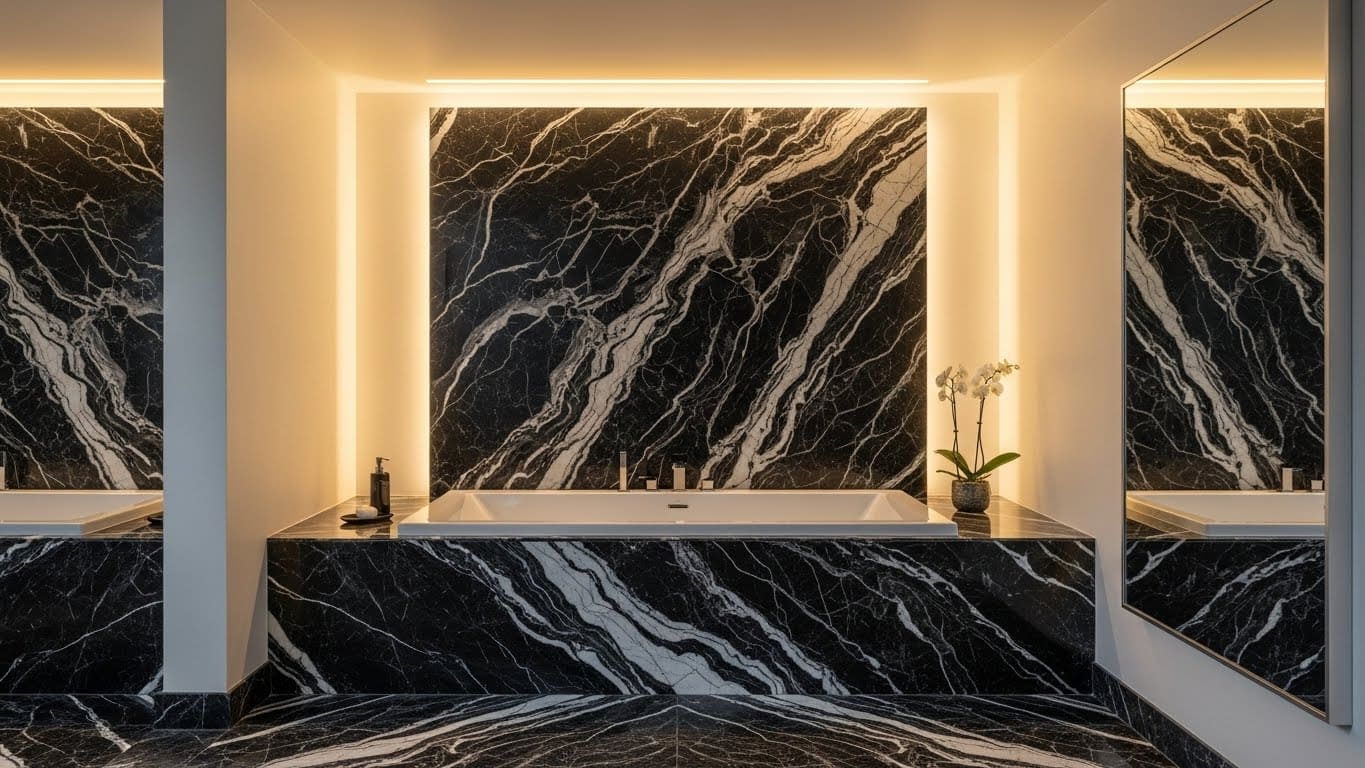 Veined Marble Drama