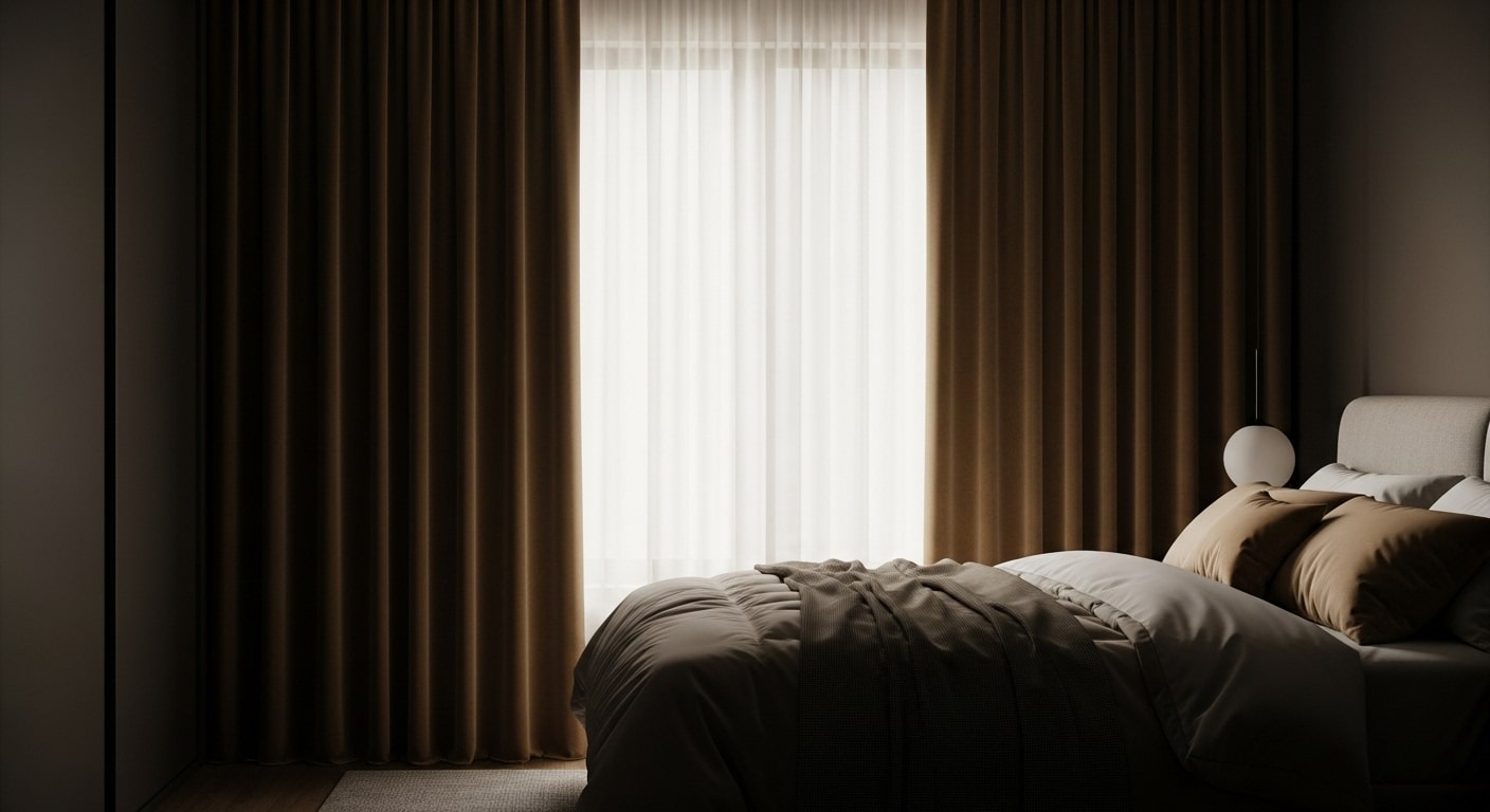 Velvety Caramel Blackout Curtains