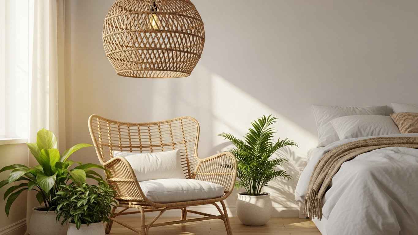 Weave in Wicker and Rattan Accents