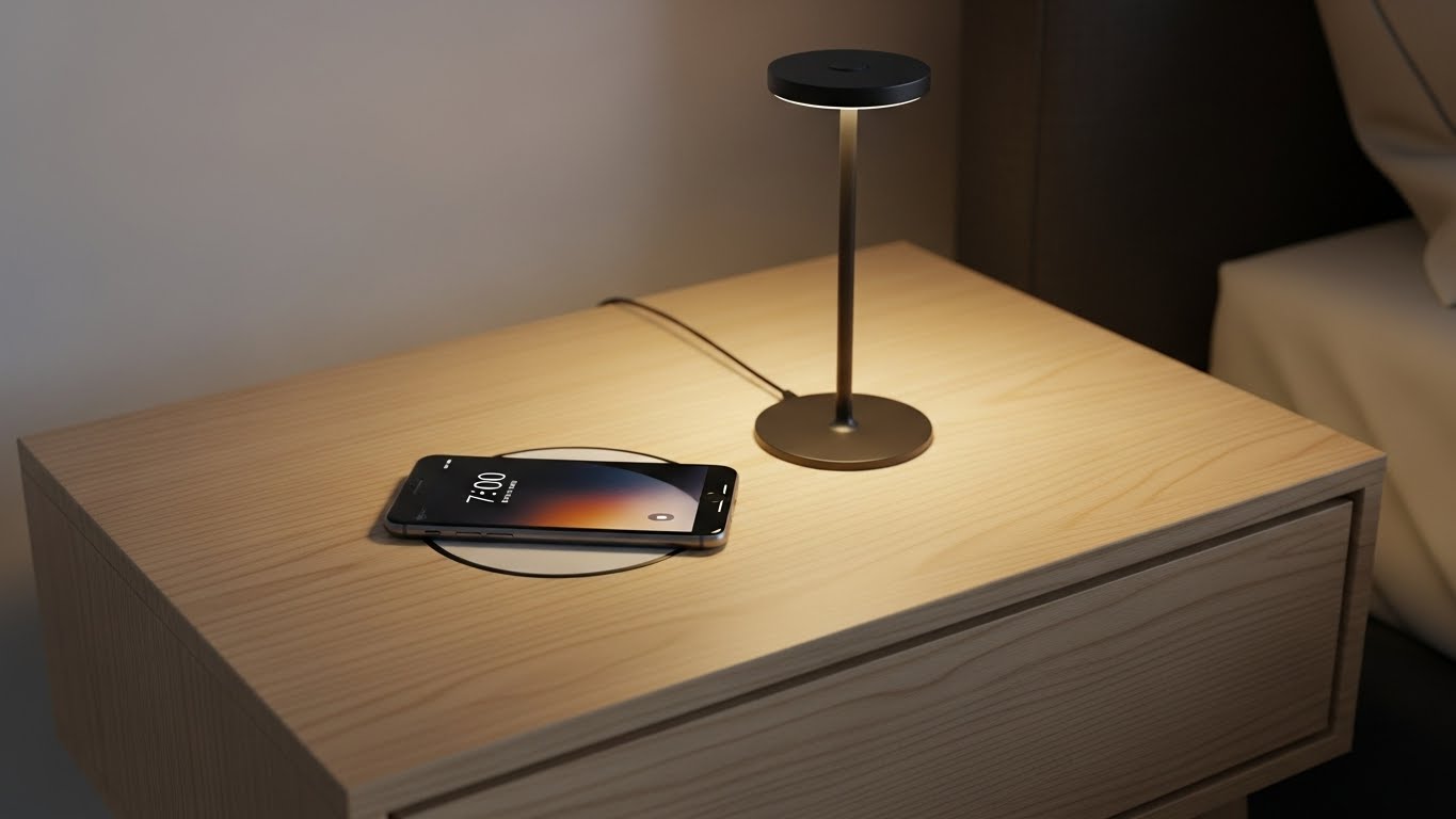 Wireless Charging Bedside Tables