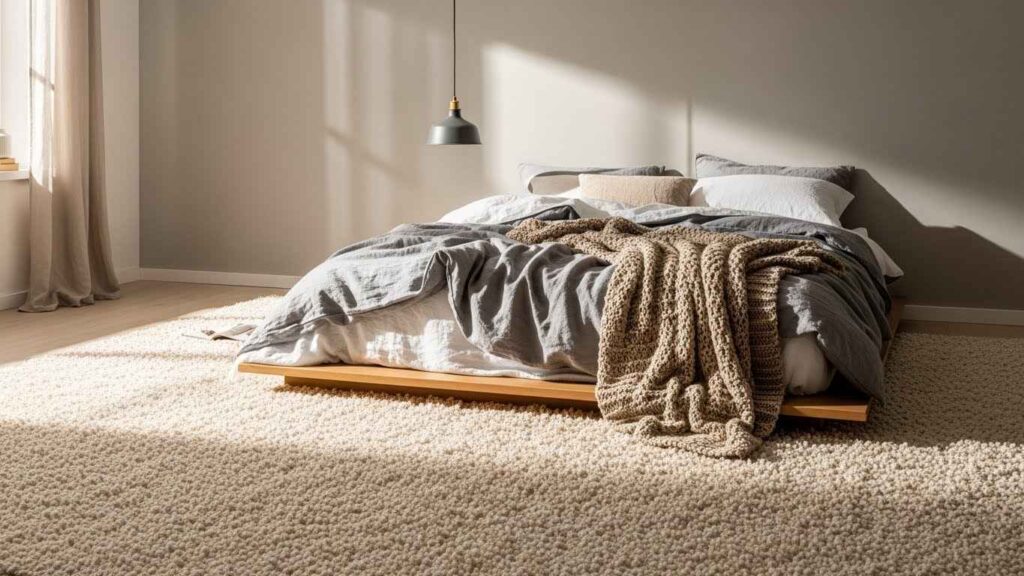 20 Cozy Bedroom Ideas with Plush Rugs That Warm Your Feet & Soul