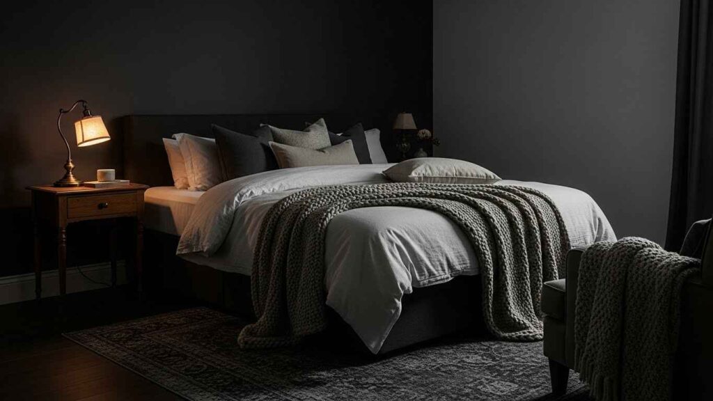 20 Dark & Moody Guest Bedroom Ideas That Feel Bold & Cozy