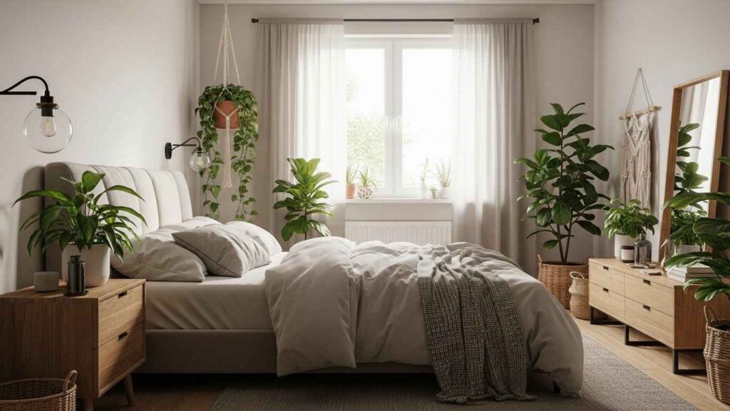 21 Fresh Cozy Master Bedroom Plant-Decor Ideas That Bring Life & Calm