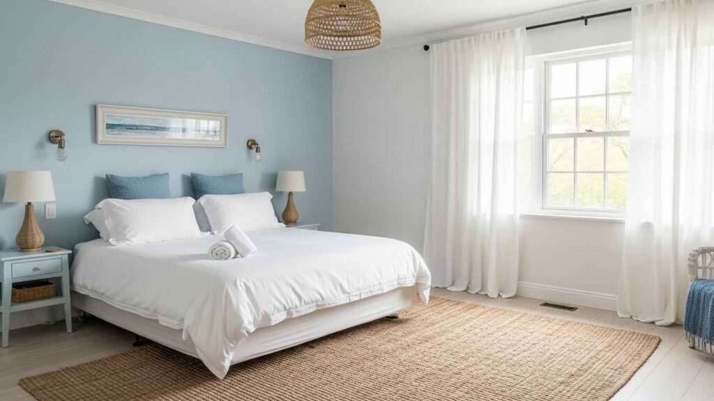 21 Guest Bedroom Ideas with Coastal Colours That Drift You to Calm