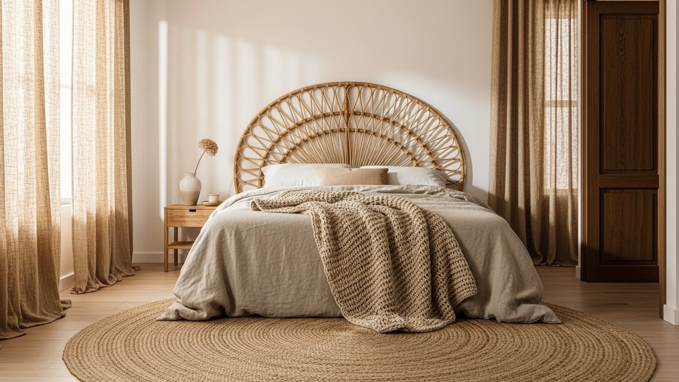 21 Guest Bedroom Ideas with Woven Textures That Add Handcrafted Warmth
