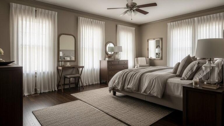 22 Grounded Cozy Master Bedroom Dark Flooring Ideas That Anchor The Space