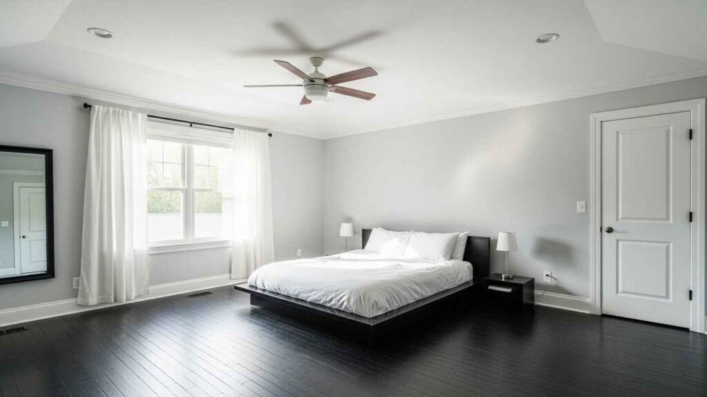 23 Dark-Floors Light-Walls Bedroom Decor Ideas That Stay Balanced