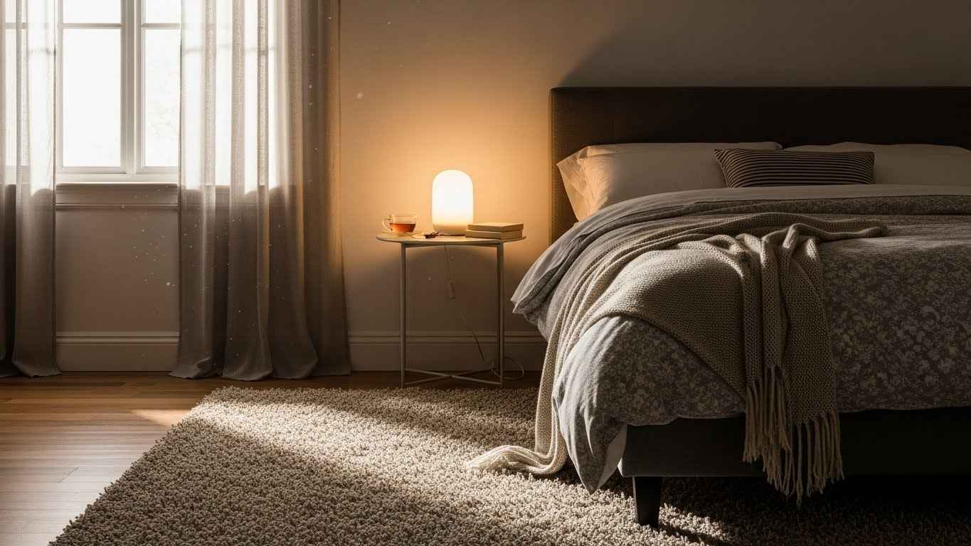 A Cozy Canopy Corner with Plush Pillows
