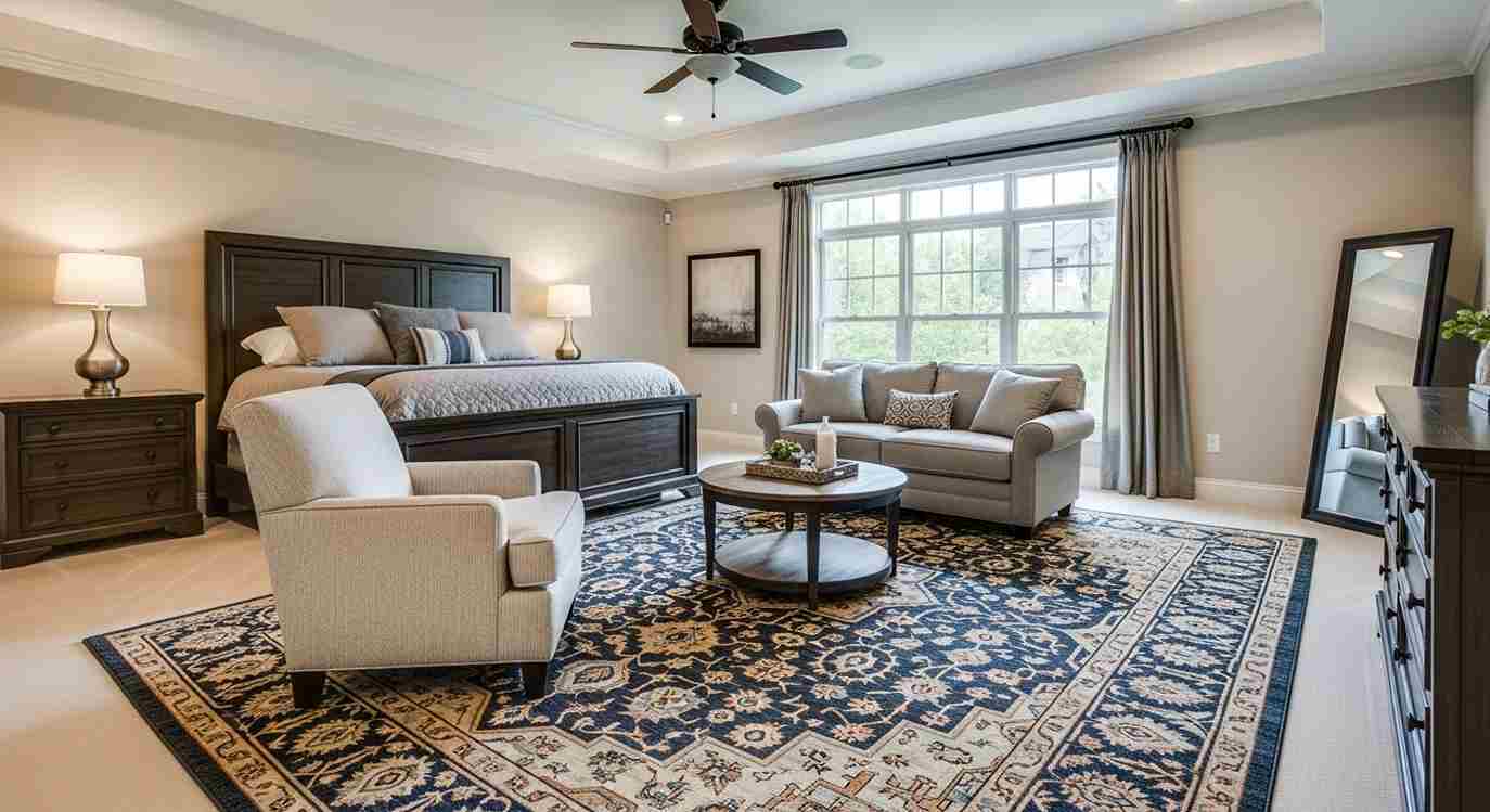 A Rug That Defines the Space