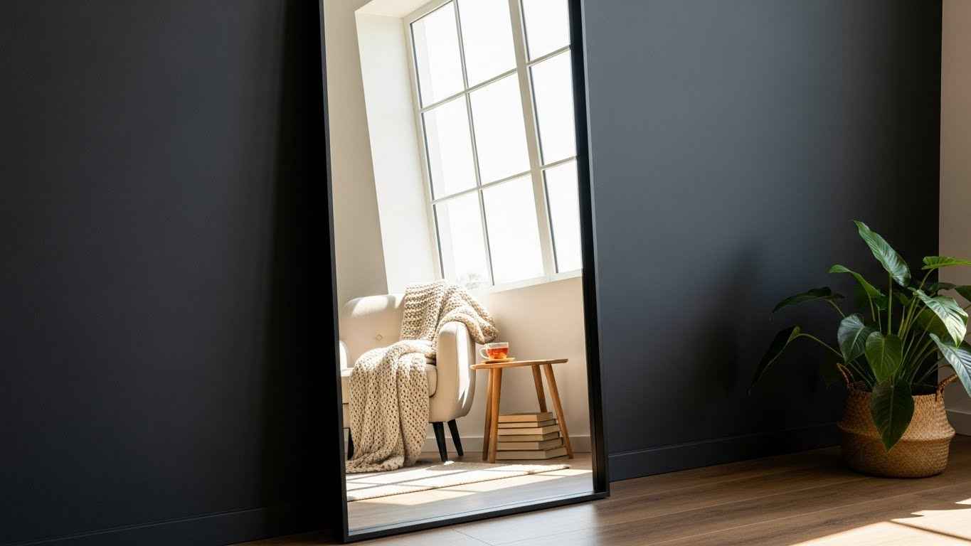 Balancing Light with a Large Matte Mirror