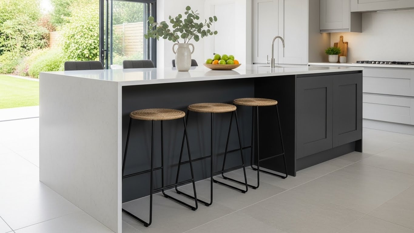 Black Metal Bar Stools