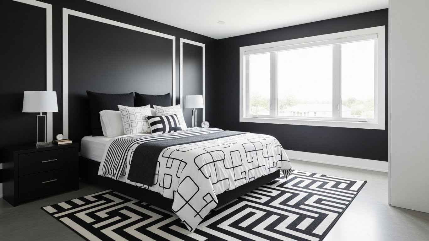 Black and White Dramatic Flair
