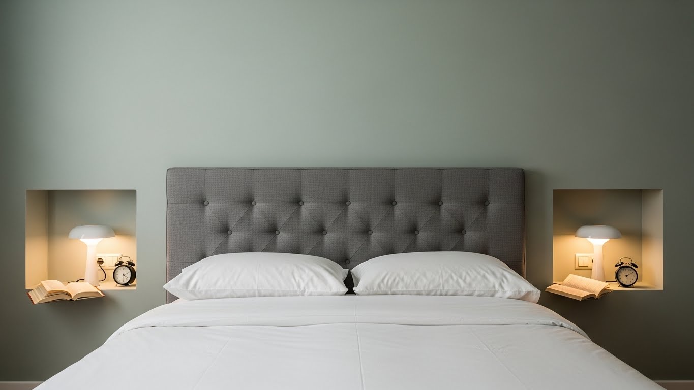 Built-In Nightstand Niches