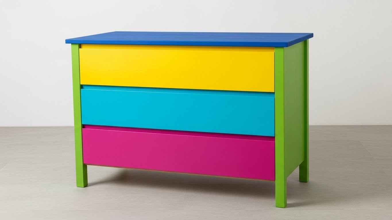 Color-Blocked Furniture Magic