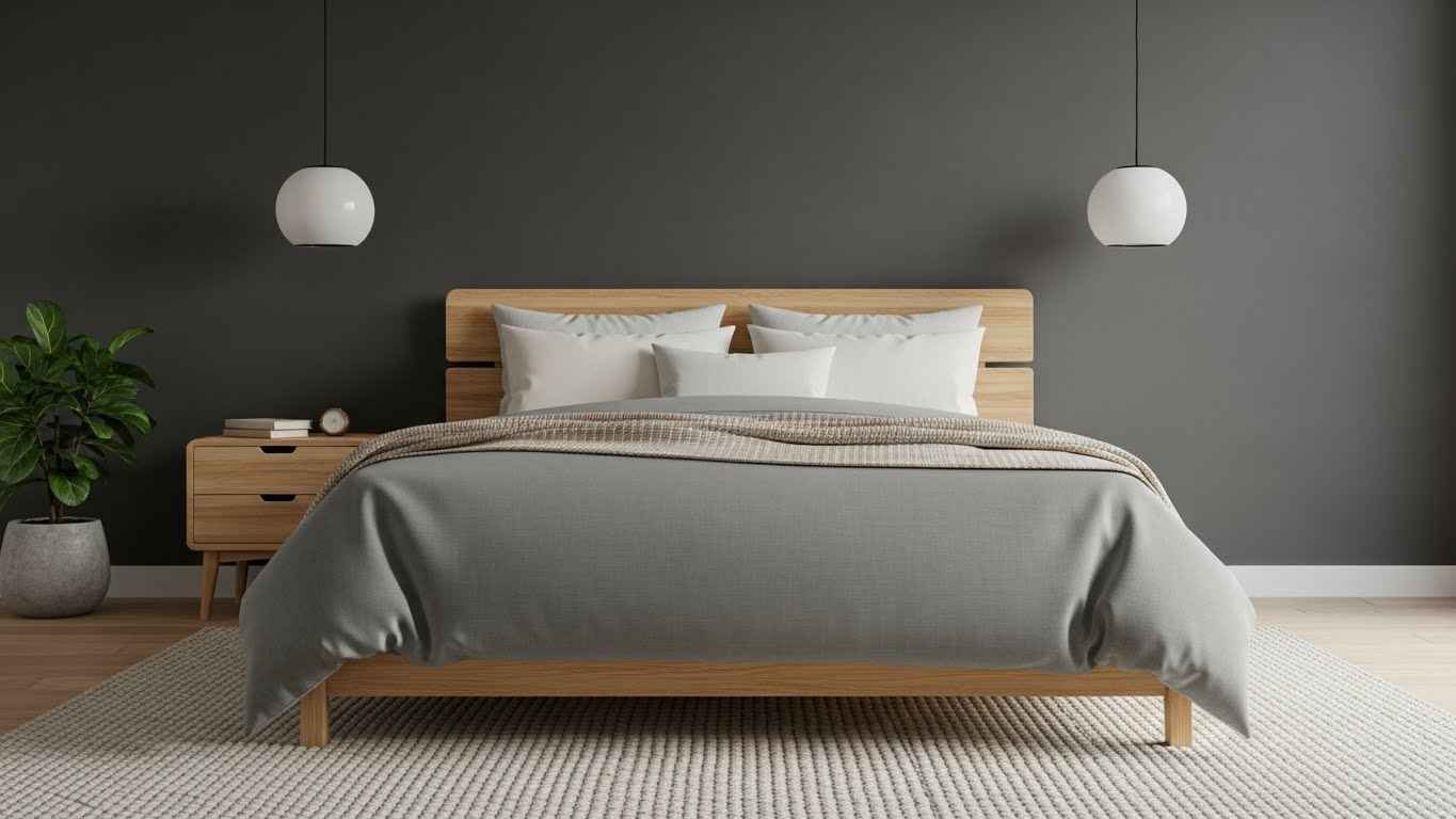 Cozy Charcoal & Cream Contrast