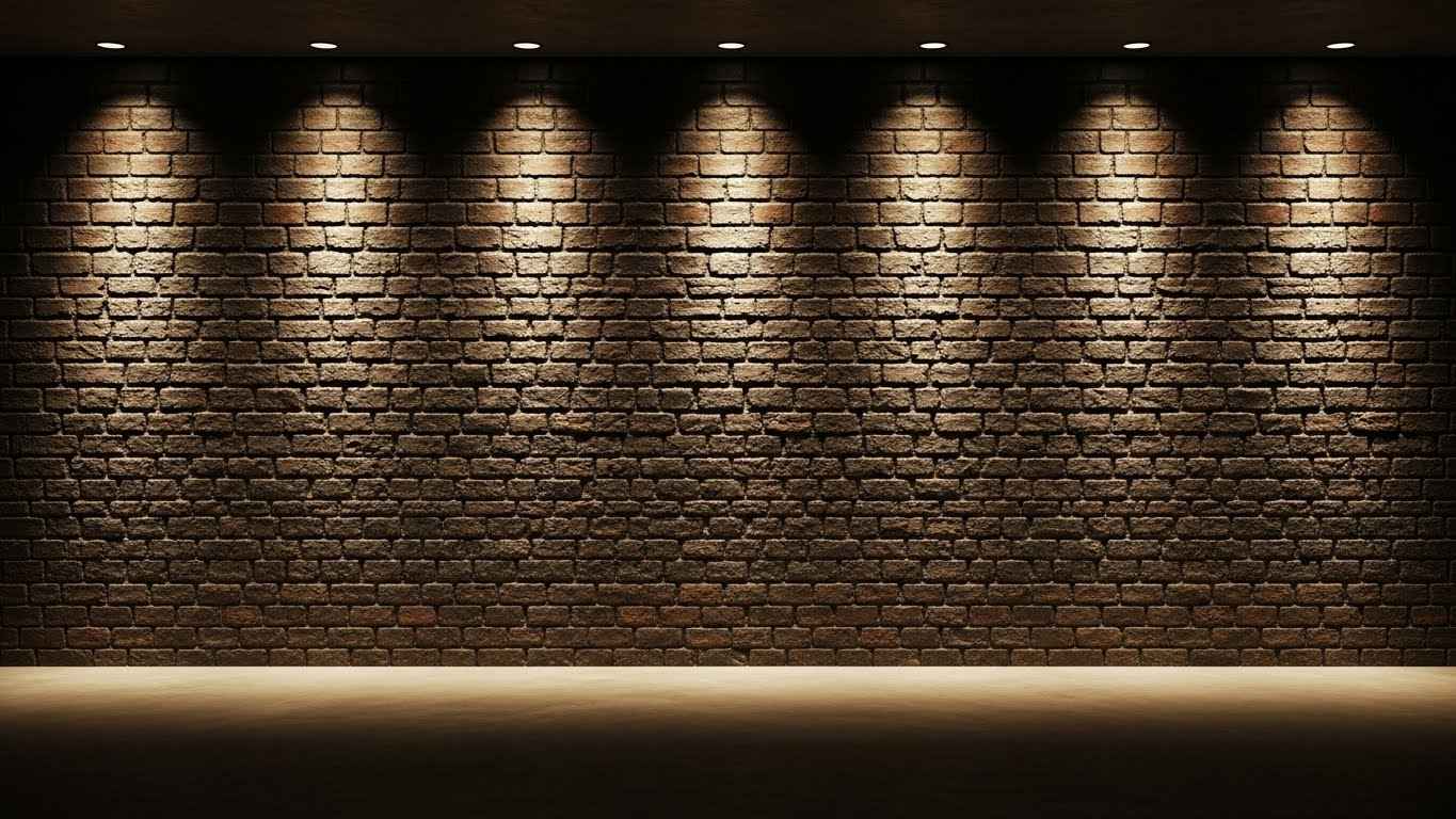 Creating Depth with Textured Dark Brick