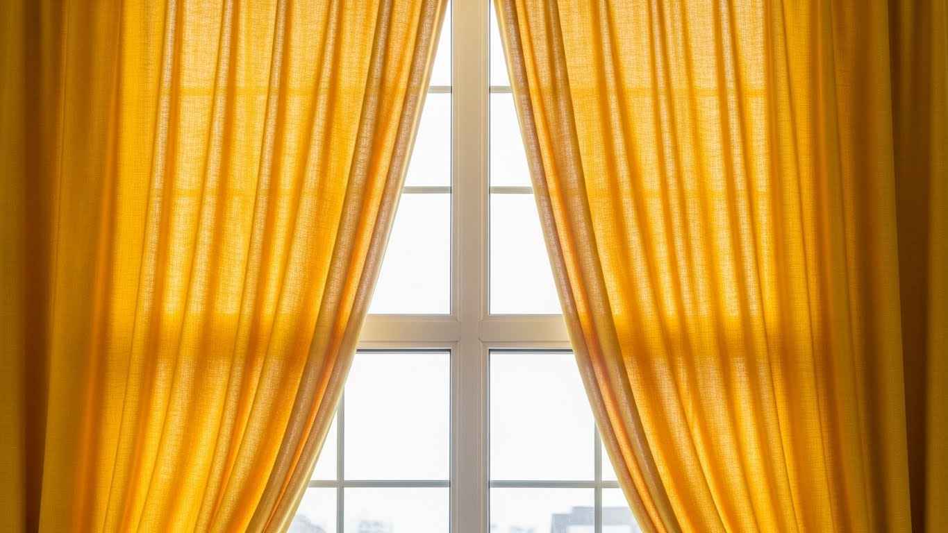 Curtains That Make a Colorful Splash