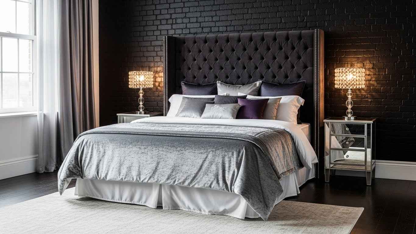 Dark Brick as a Luxurious Backdrop