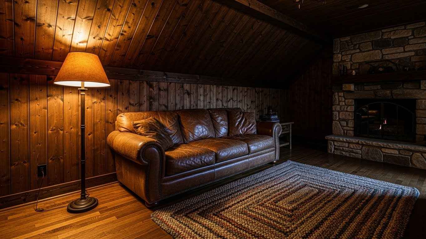 Dark Wood Plank Paradise