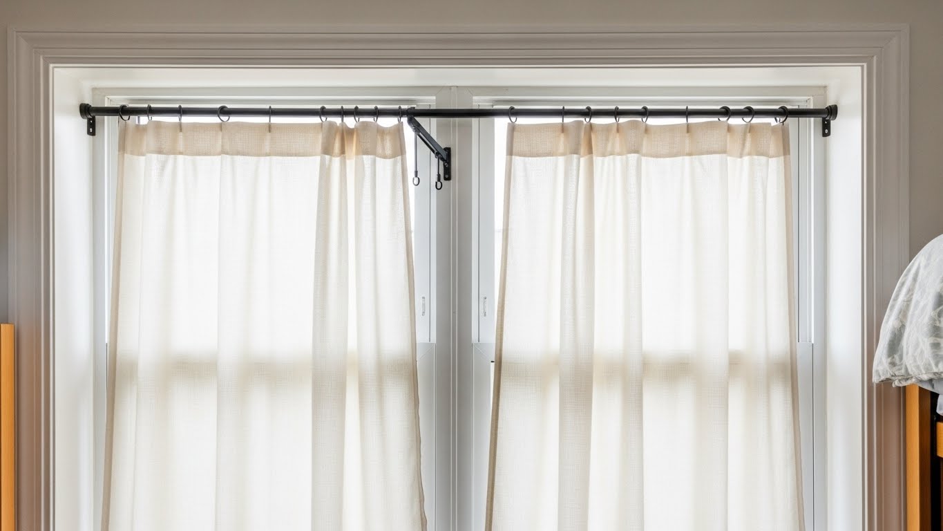 Dorm-Friendly Curtain Rods and Hardware