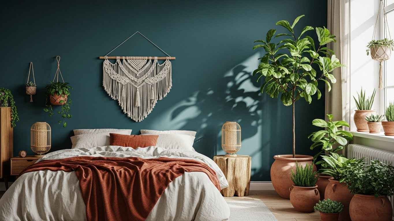 Earthy Terracotta & Deep Teal