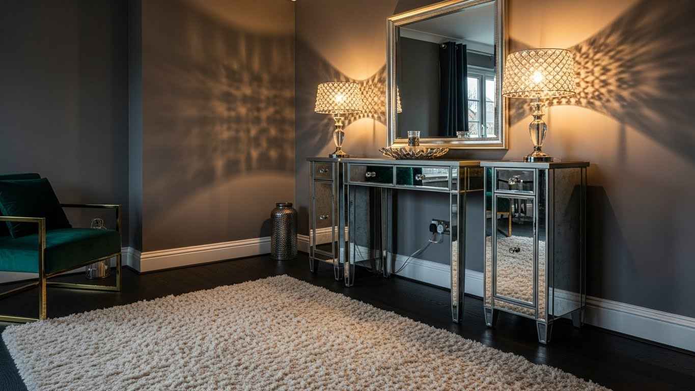 Eclectic Glam with Metallic Touches