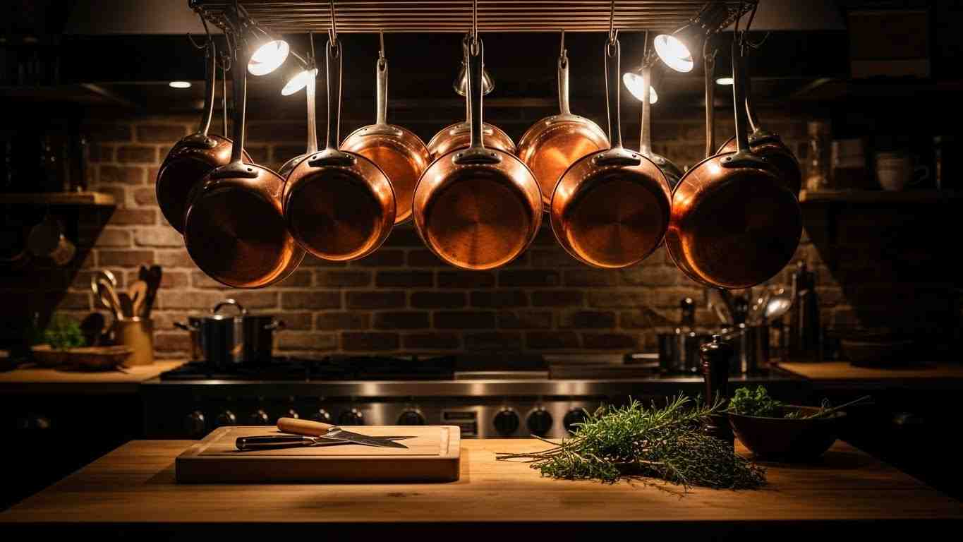 Hanging Copper Cookware