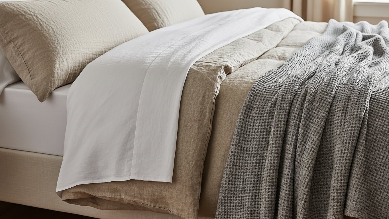 Layer in Textured Linens