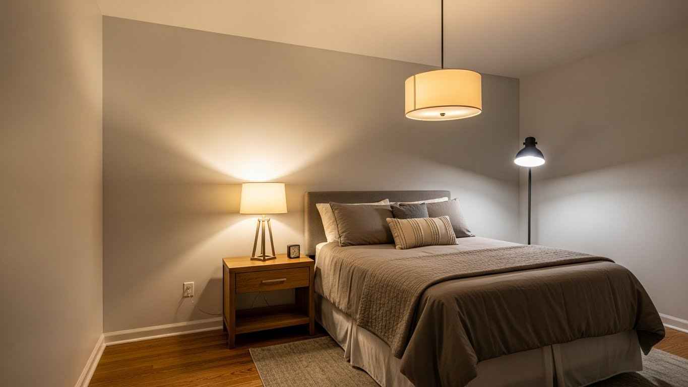 Layered Lighting for Eclectic Ambiance
