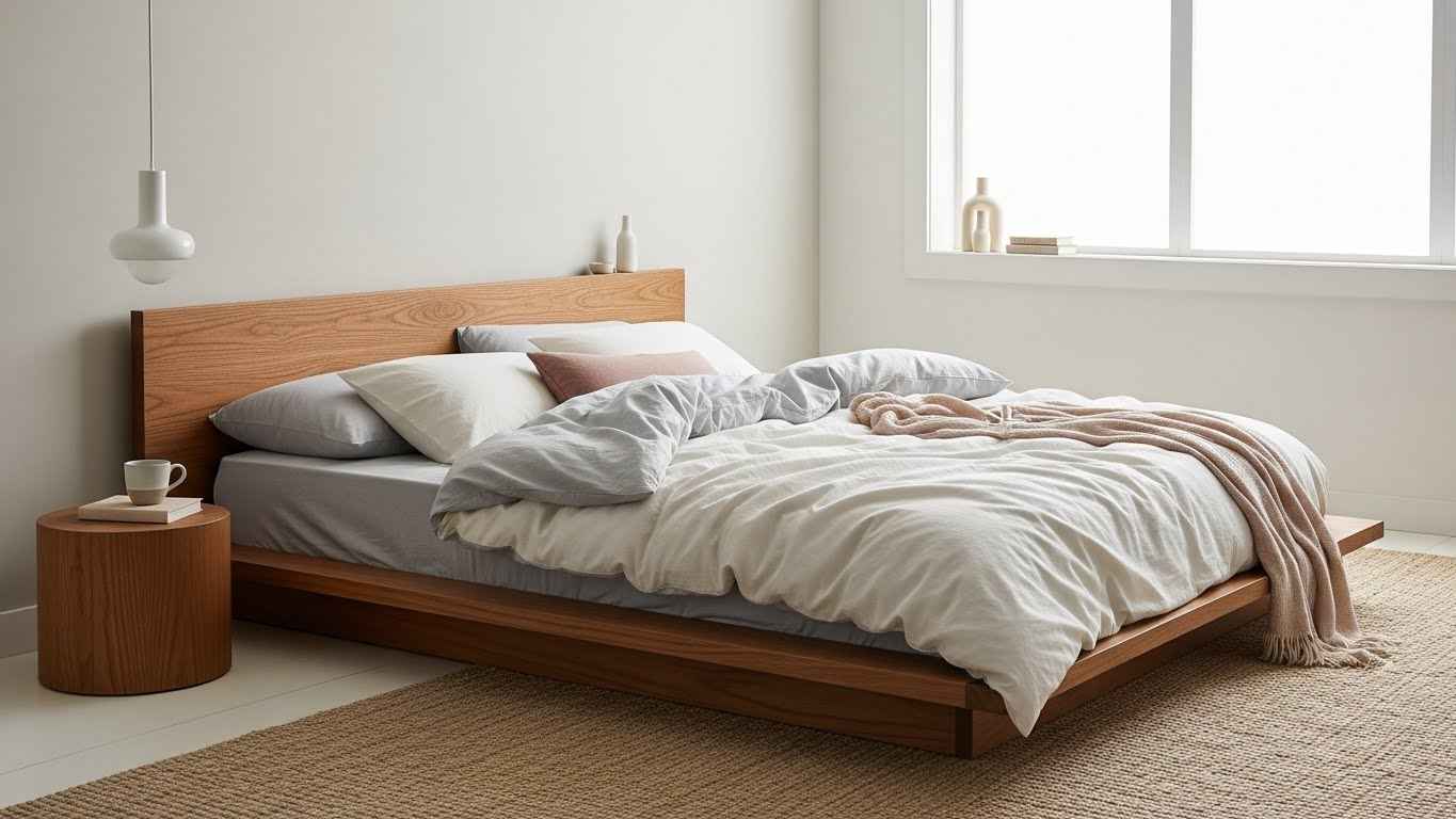 Low-Profile Platform Beds for a Grounded Feel