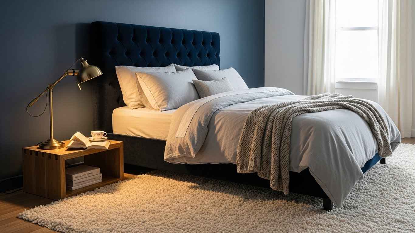Midnight Blue Velvet Haven