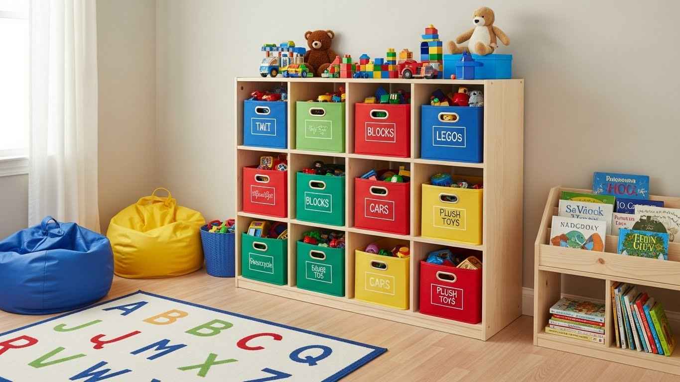 Multi-Bin Toy Storage System