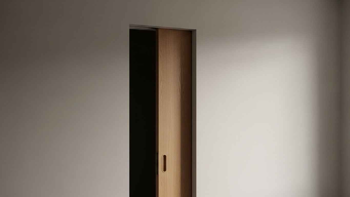 Pocket Doors Save Precious Space