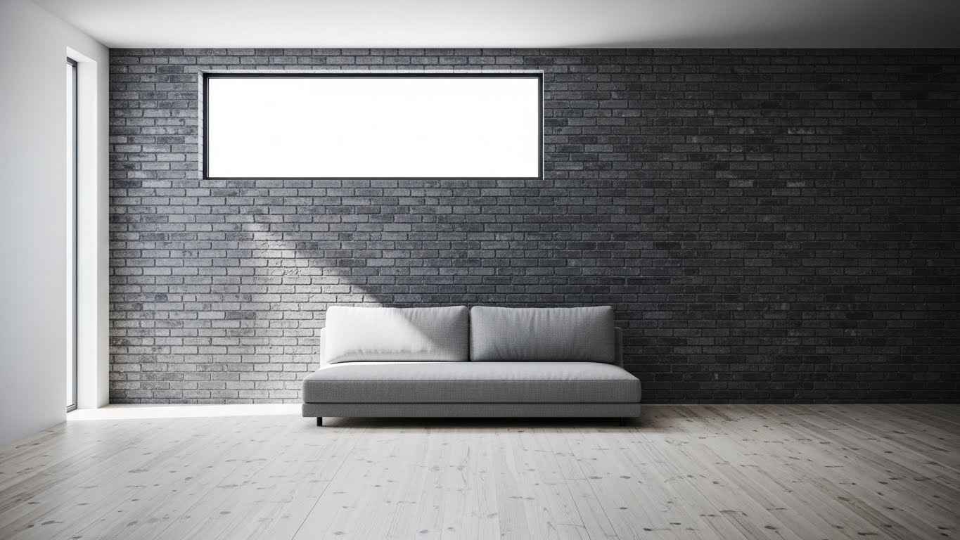 Scandinavian Minimalism Meets Dark Brick