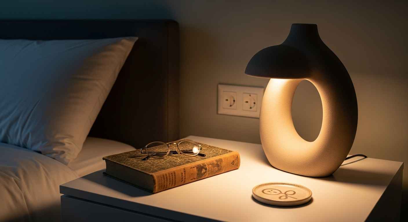 Sculptural Table Lamps