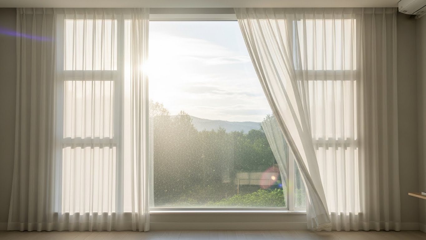 Sheer Curtains for Breezy Light
