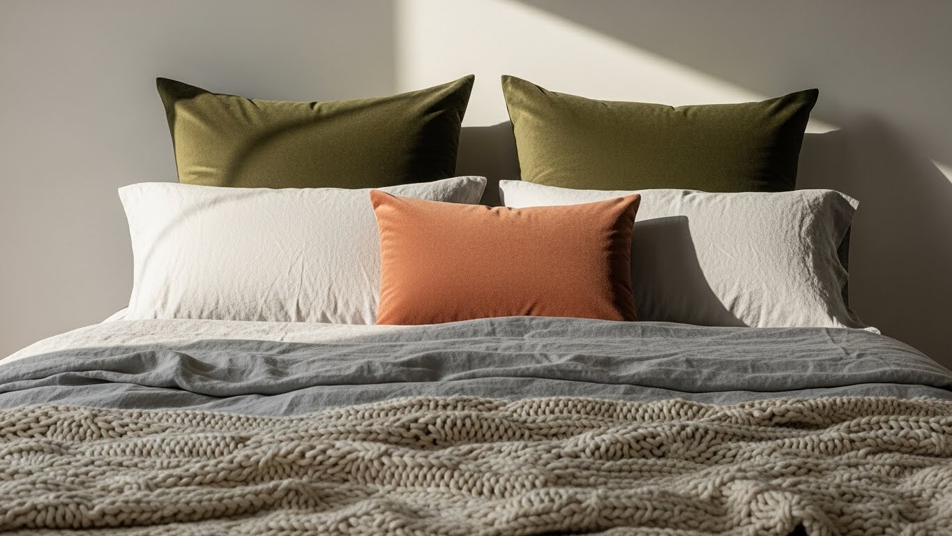 Textural Weaving in Bedding