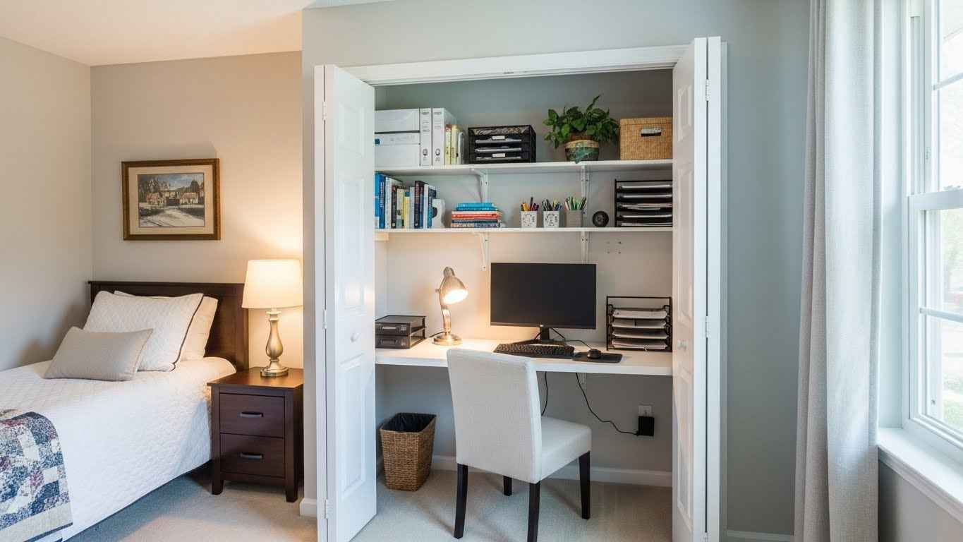 The "Cloffice" Guest Room Combo
