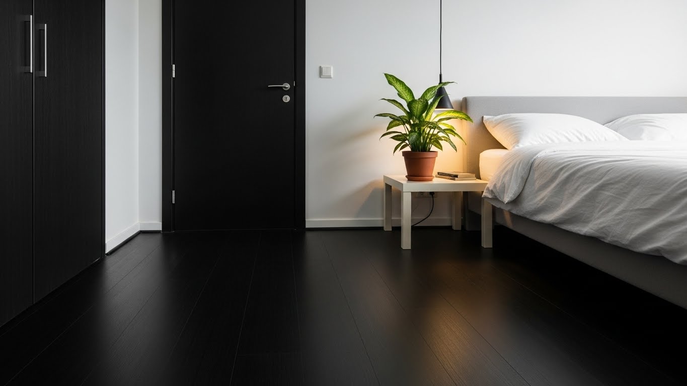 The Matte Black Floor Statement