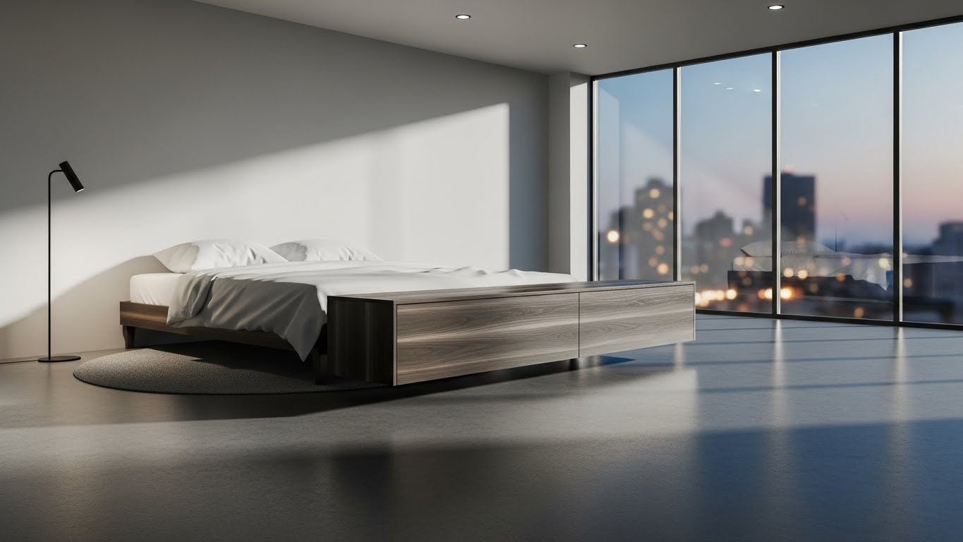 The Minimalist Floating Bench